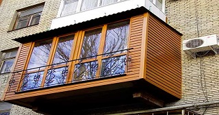 Внешняя отделка балкона Гулькевичи цена от 1030 руб. м/2.